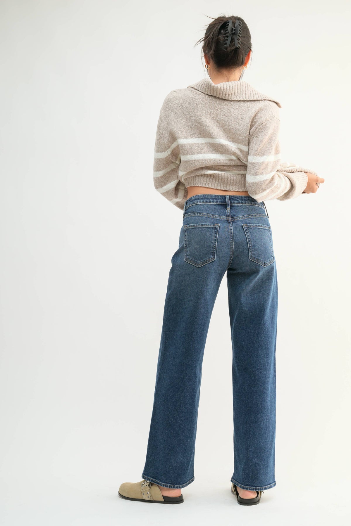 The Mid Rise Wide Leg