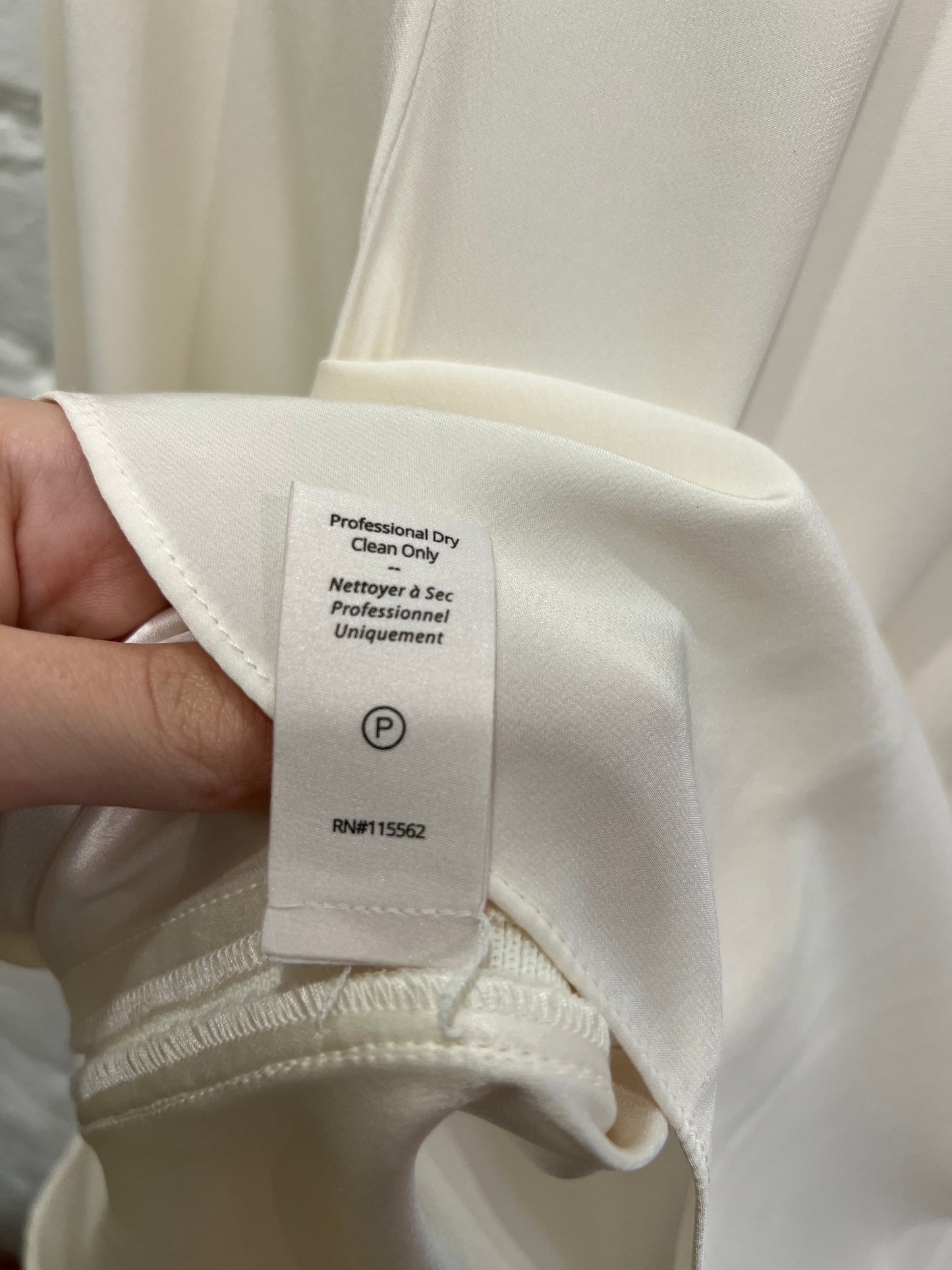 Cinq a sept cream silk blouse