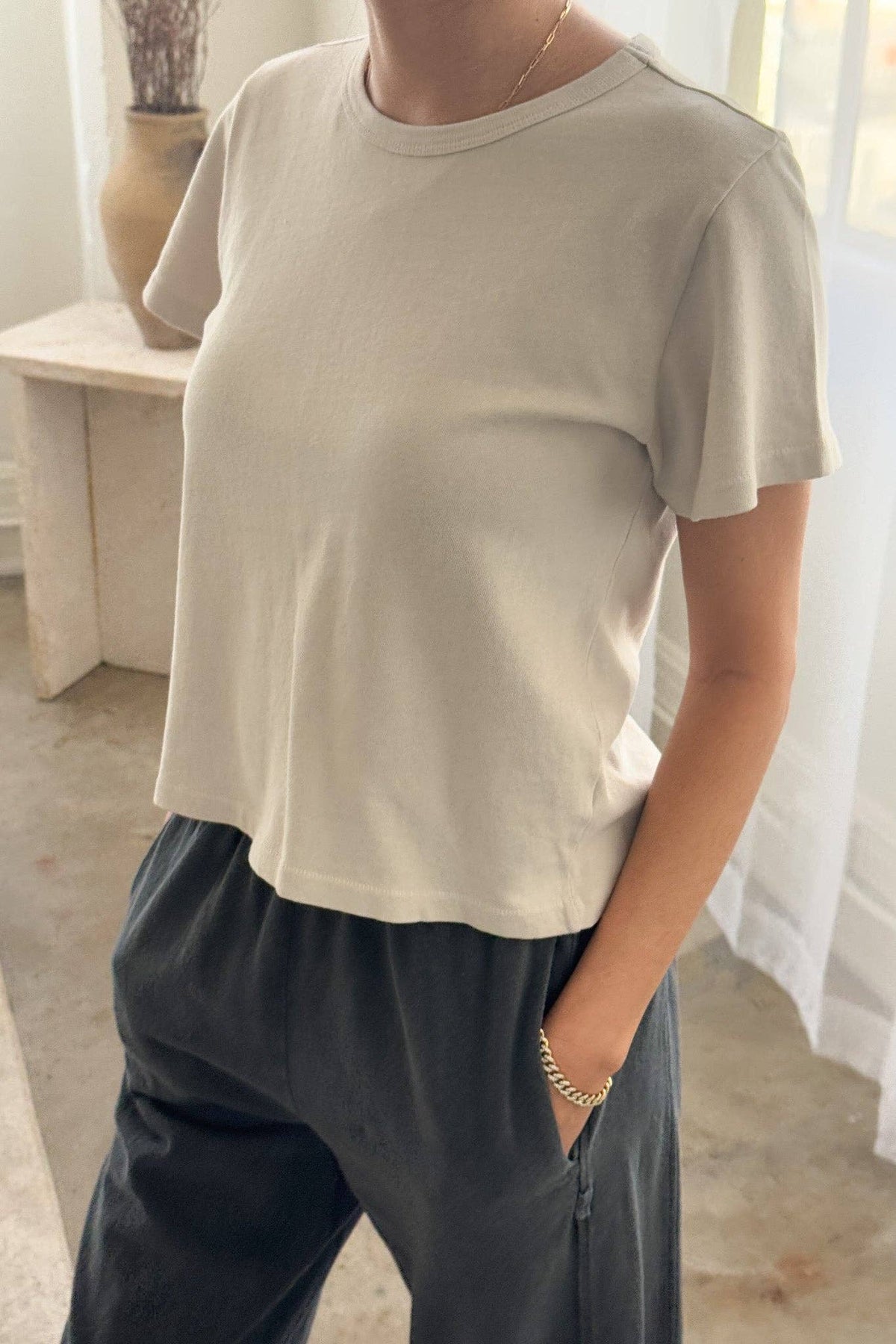 The Little Boy Tee | Rice /