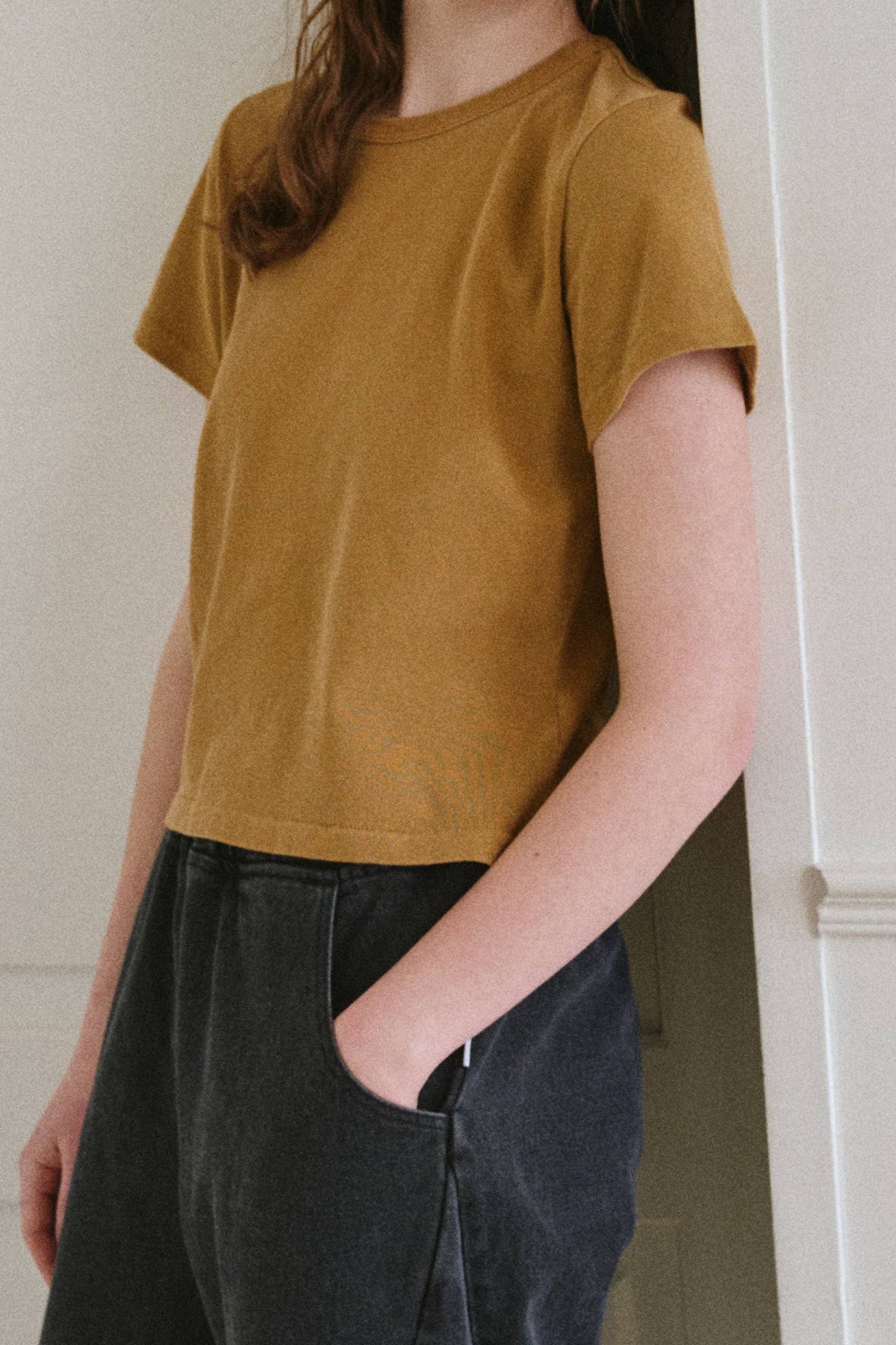 The Little Boy Tee - Butterscotch