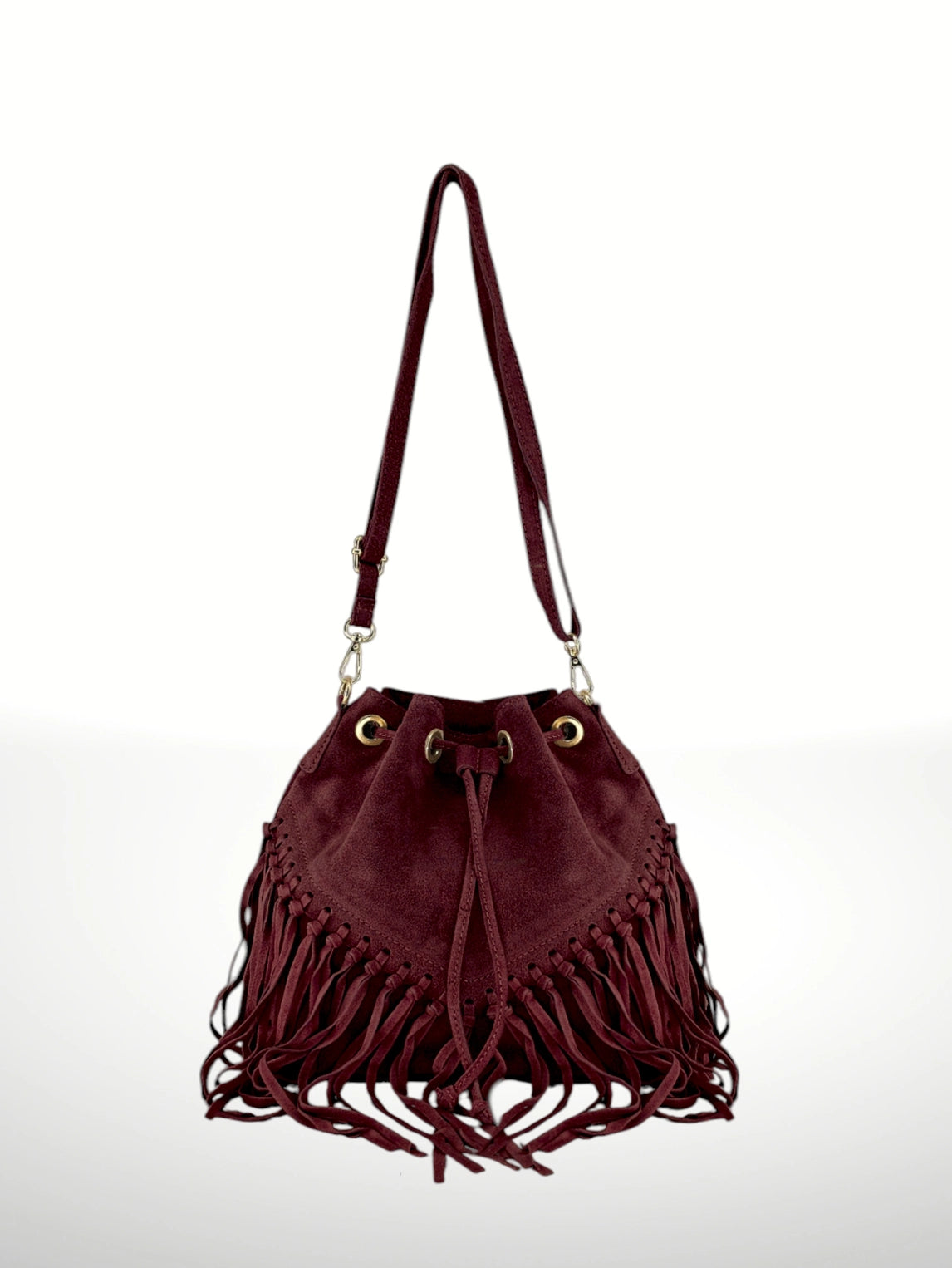 Emanuela Suede Leather Bag