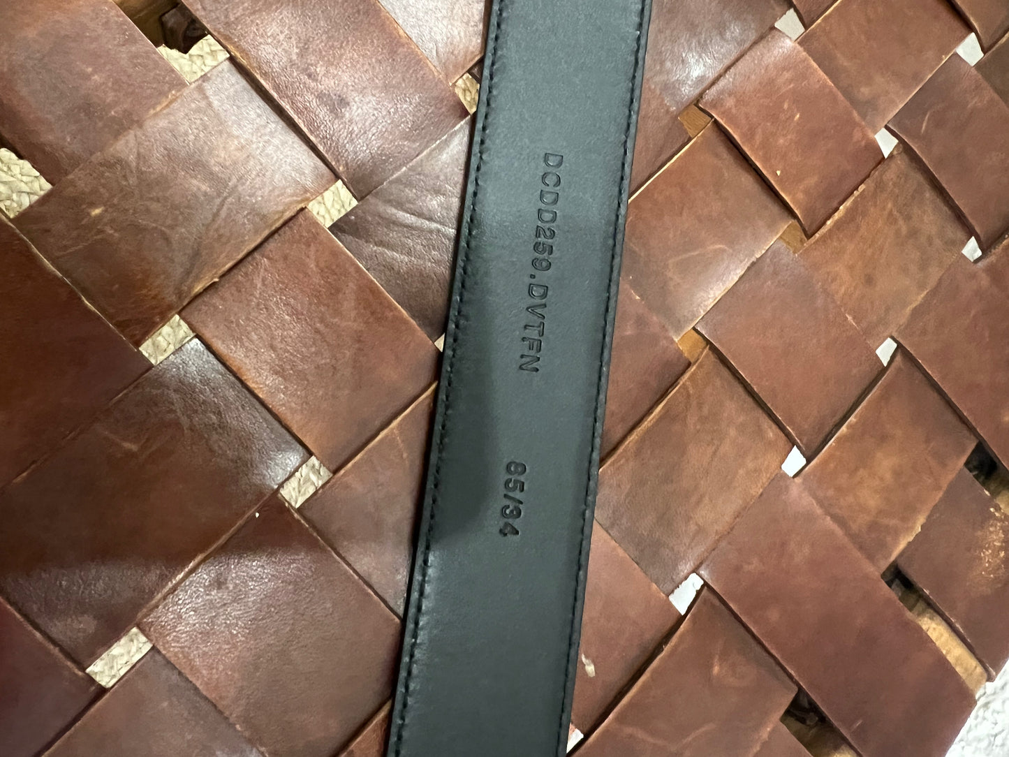 Versace Medusa Leather Belt in Gold