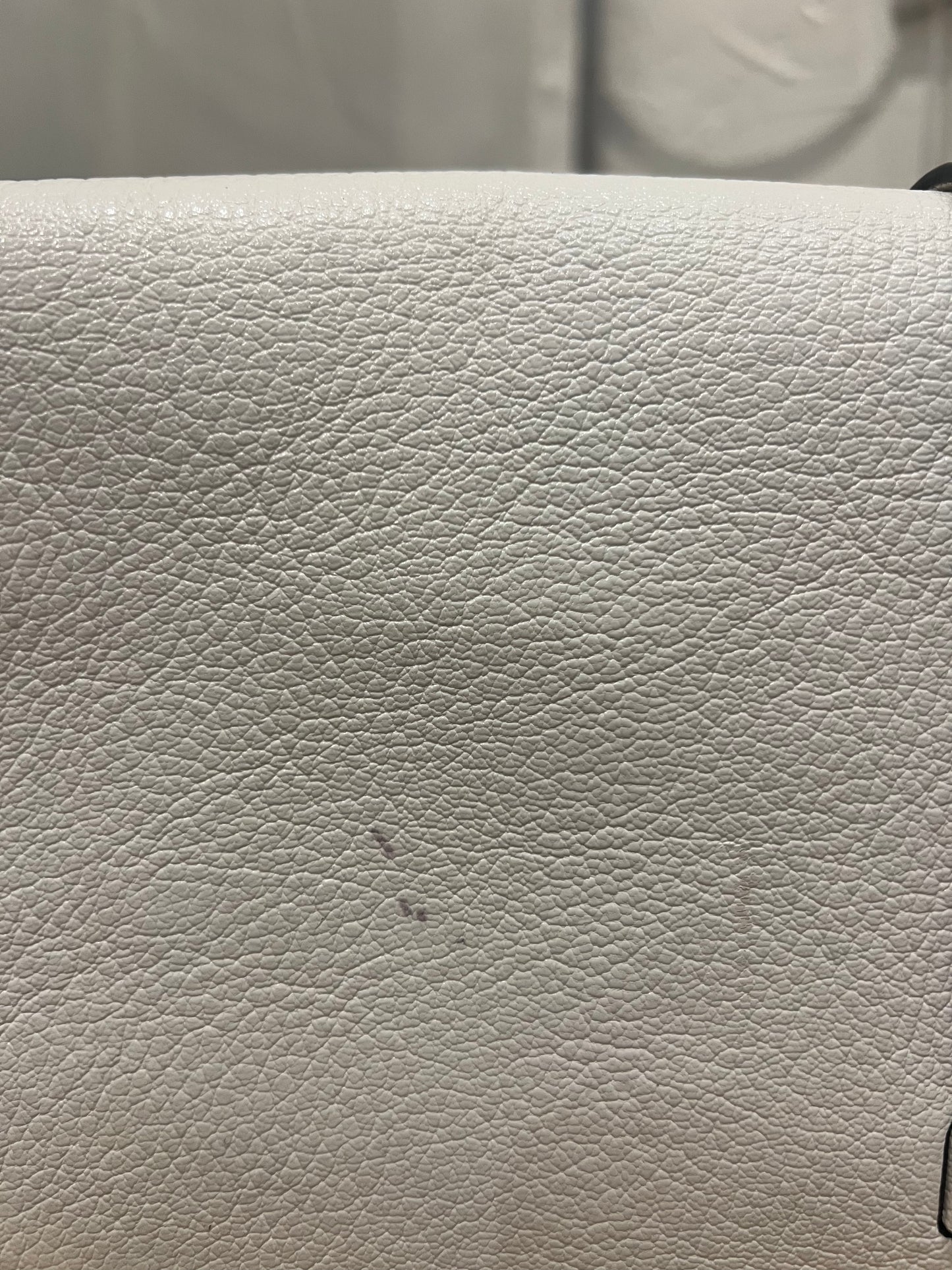 Miu Miu white Madras bag