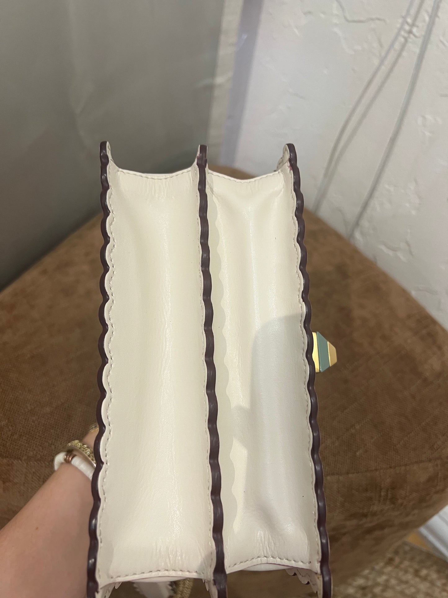 Fendi Creme Kan Bag