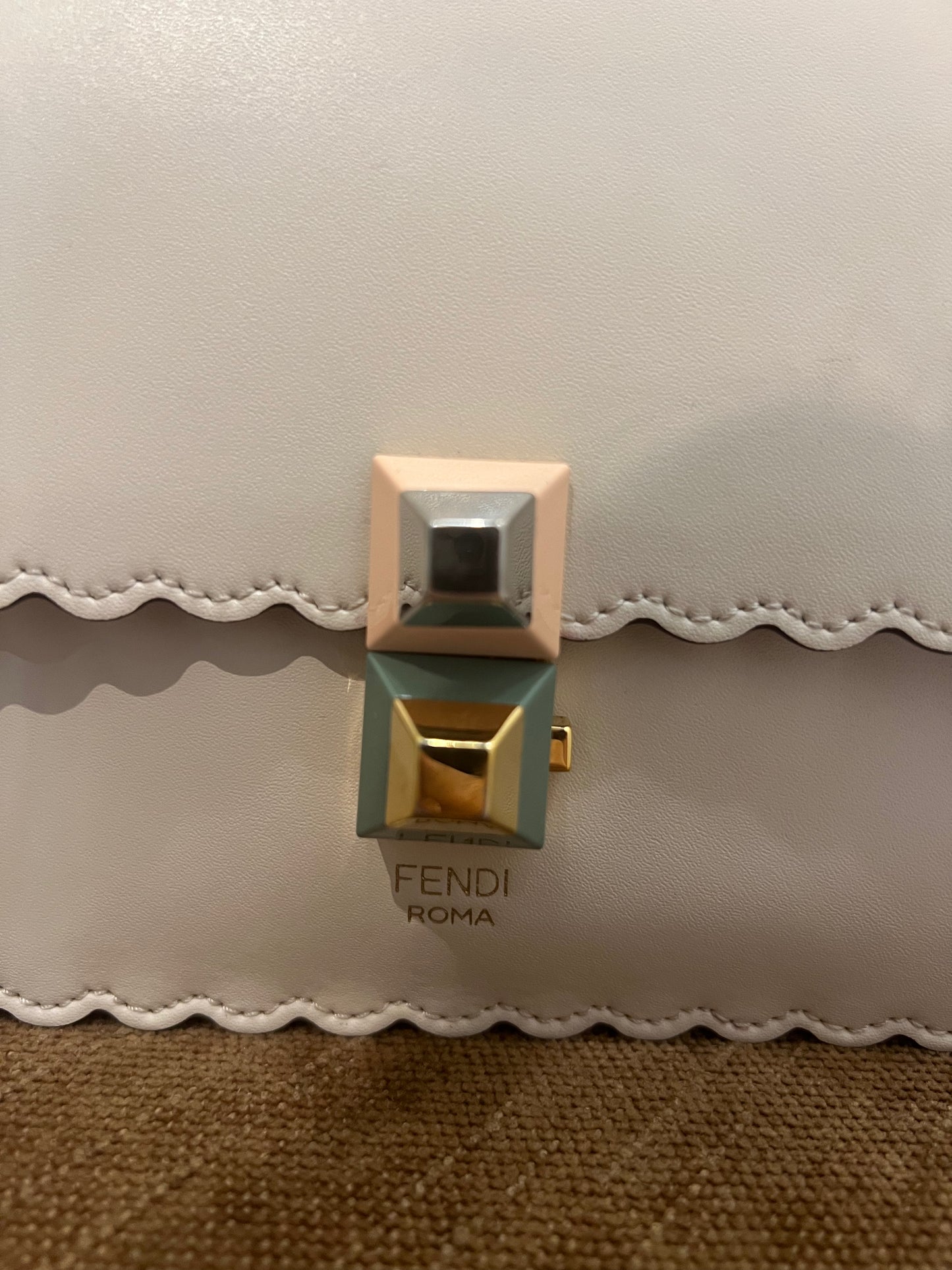 Fendi Creme Kan Bag