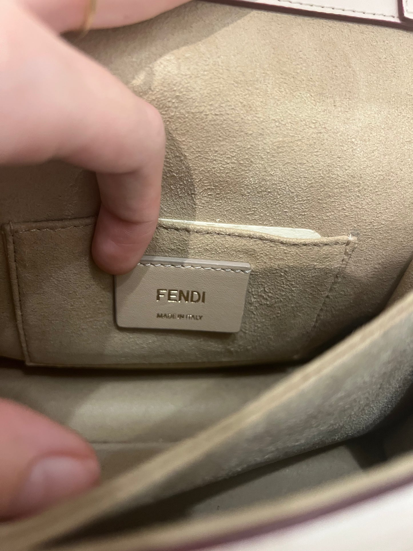 Fendi Creme Kan Bag