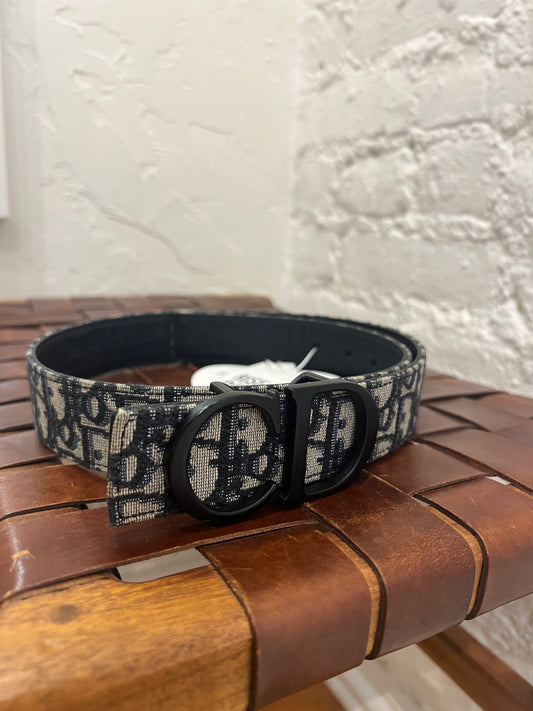 Christian Dior Oblique CD Icon Belt
