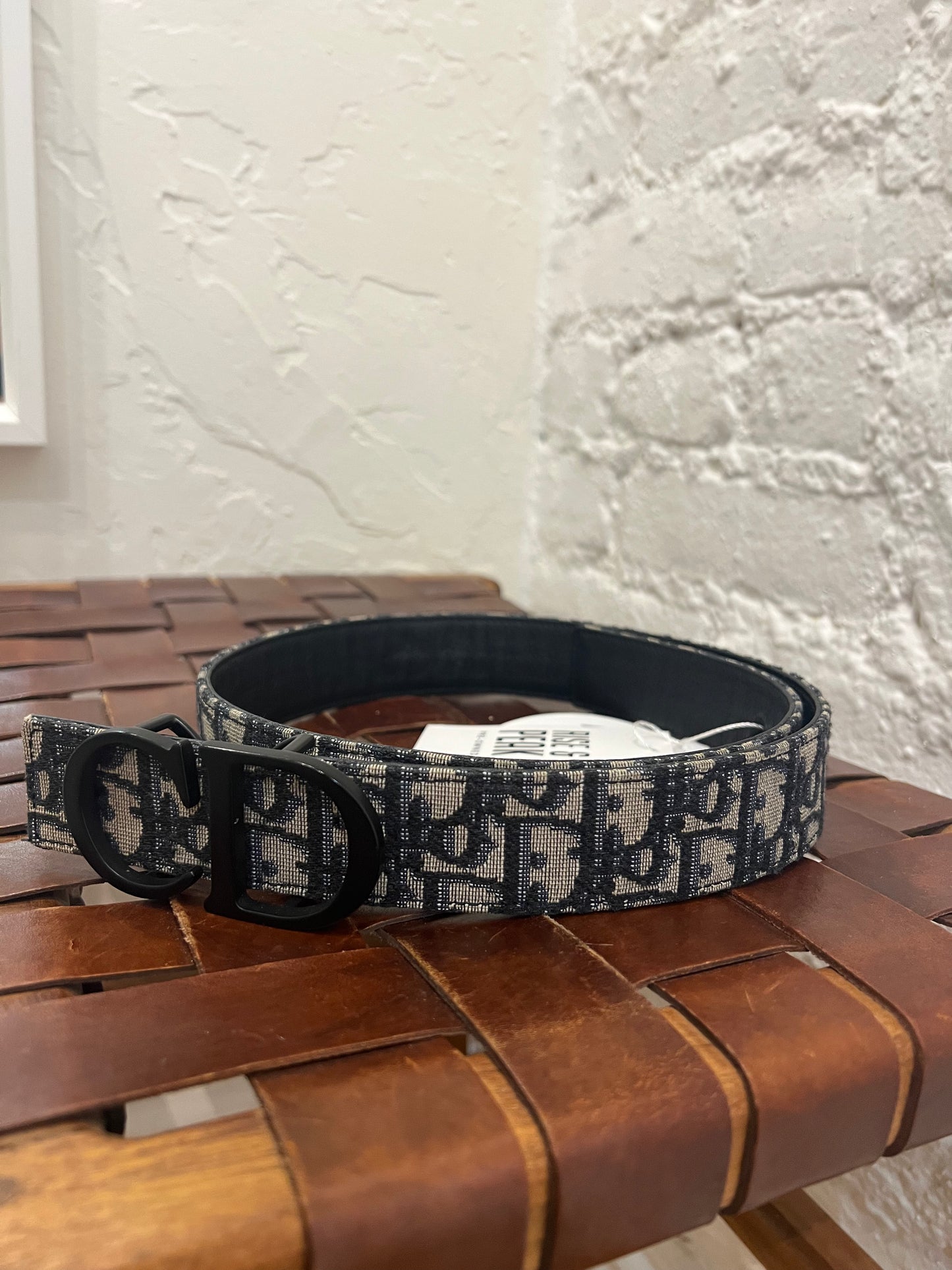 Christian Dior Oblique CD Icon Belt
