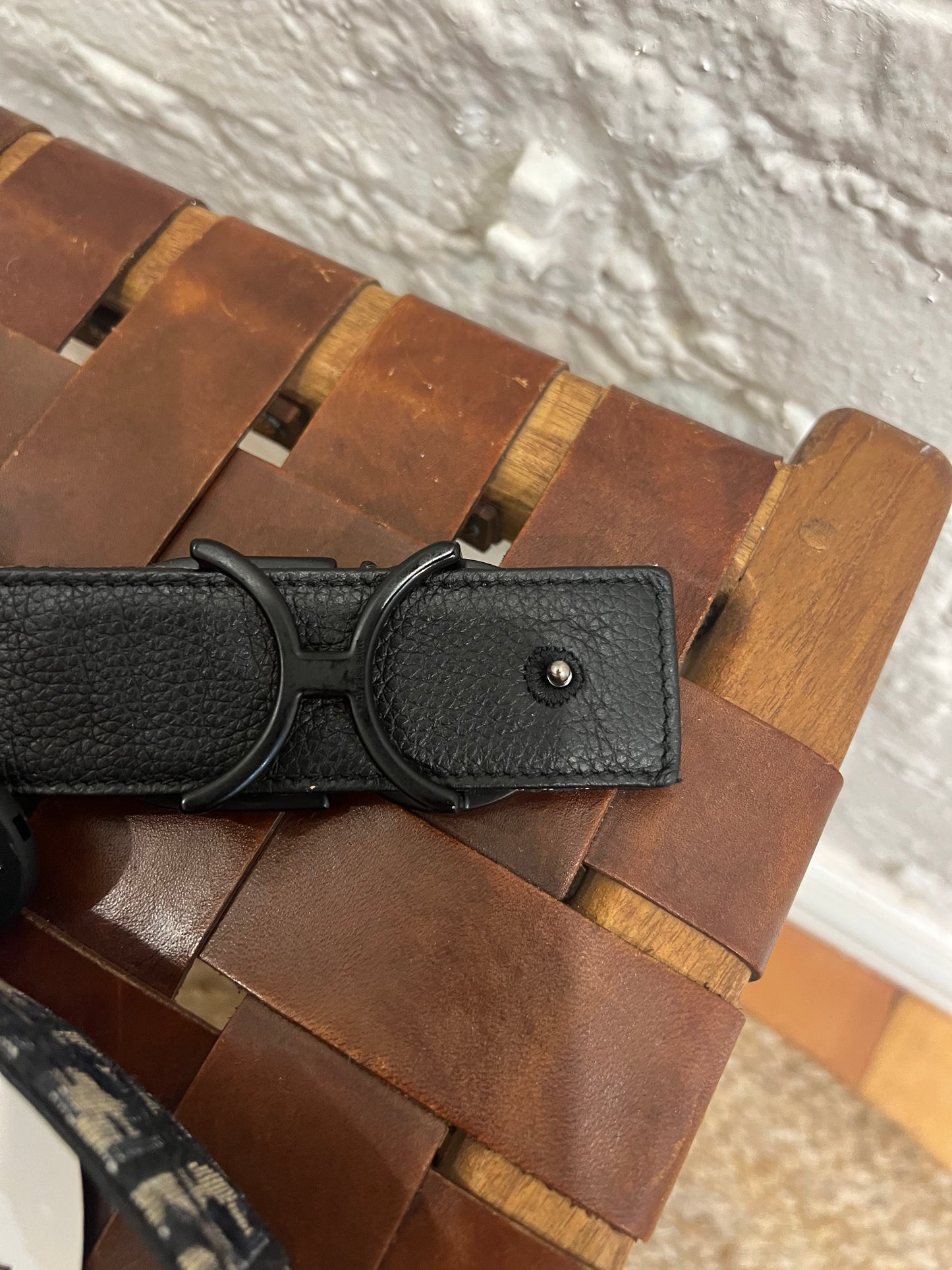Christian Dior Oblique CD Icon Belt