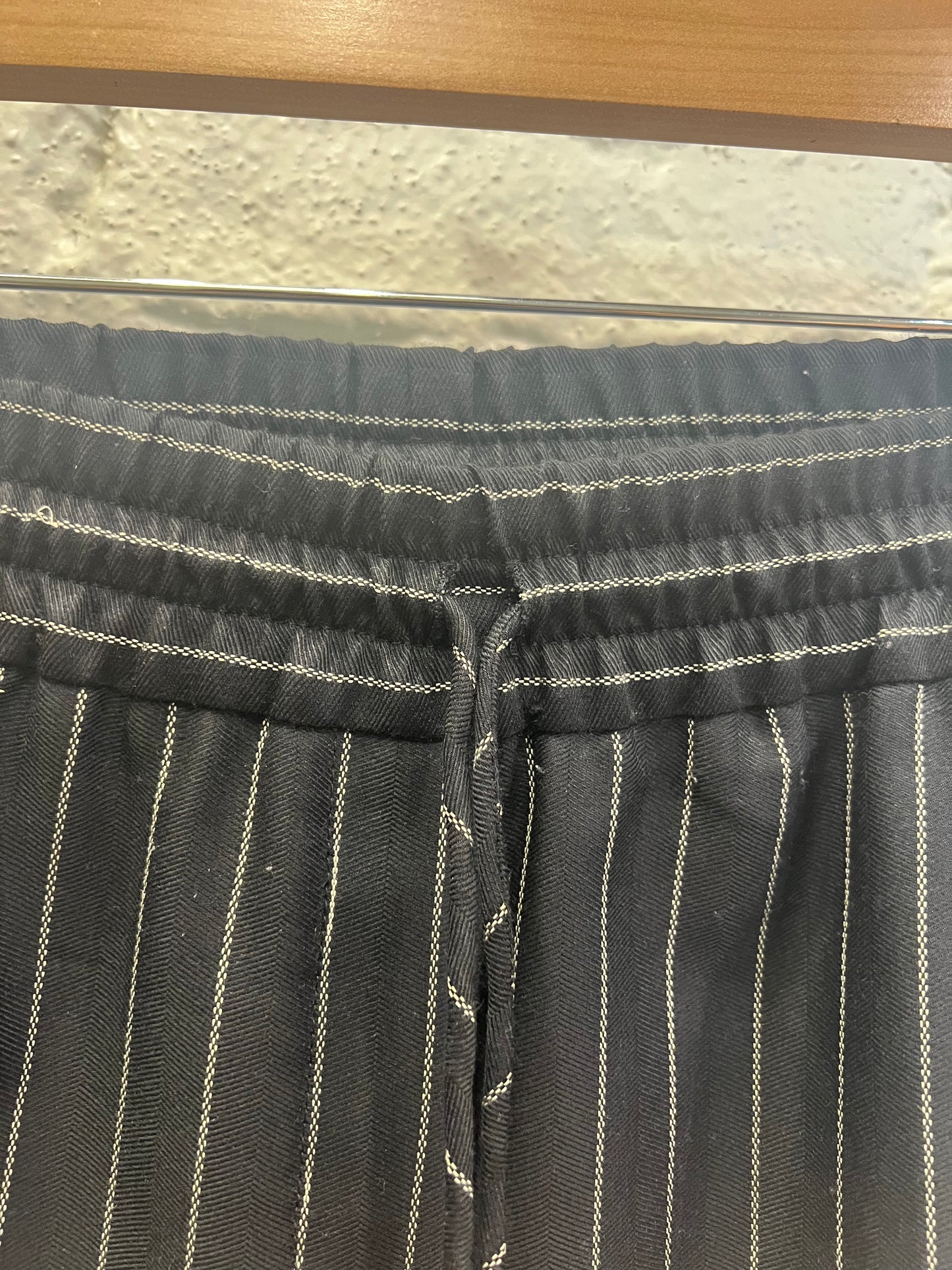 Stella McCartney black striped pants