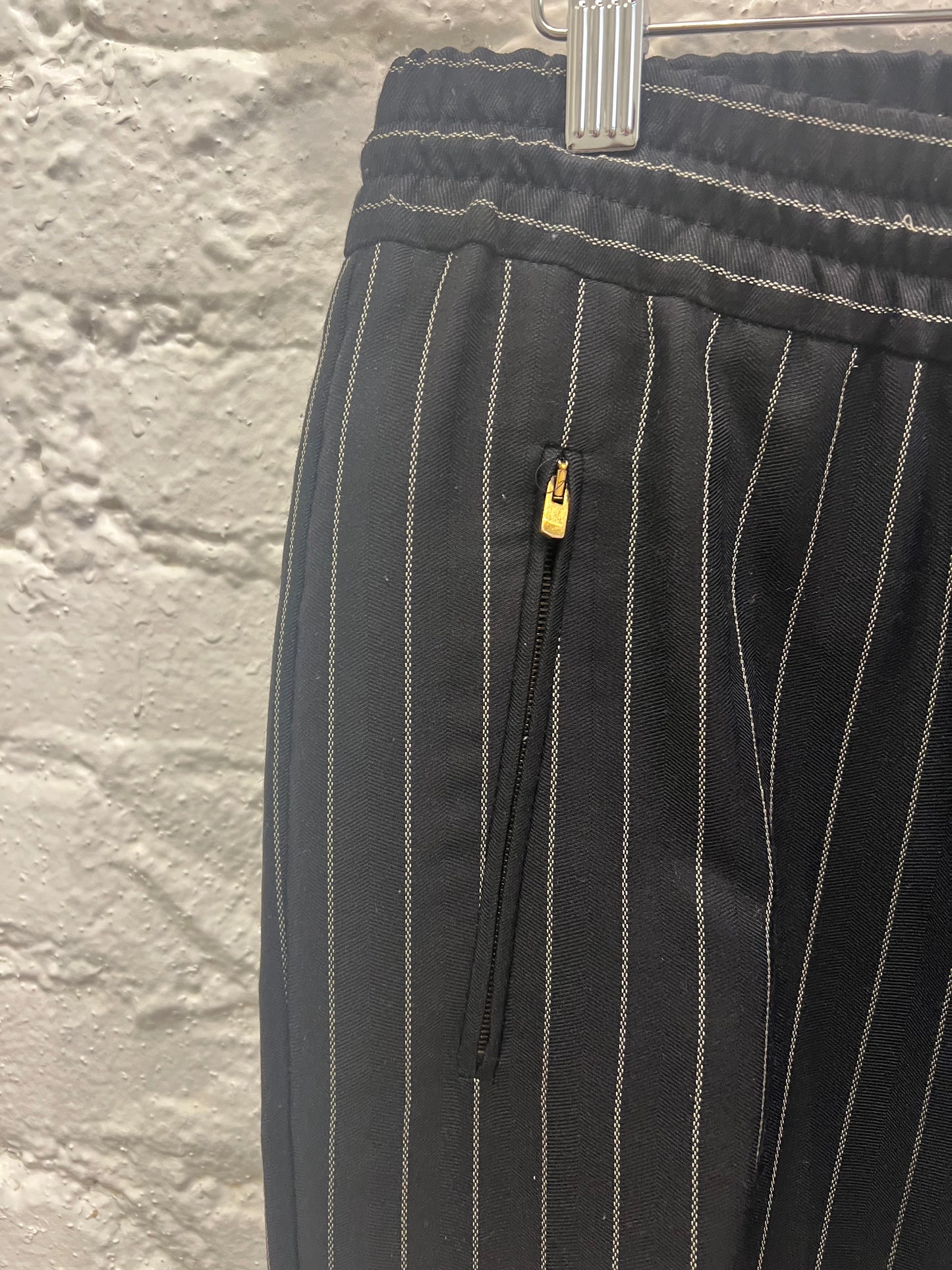 Stella McCartney black striped pants