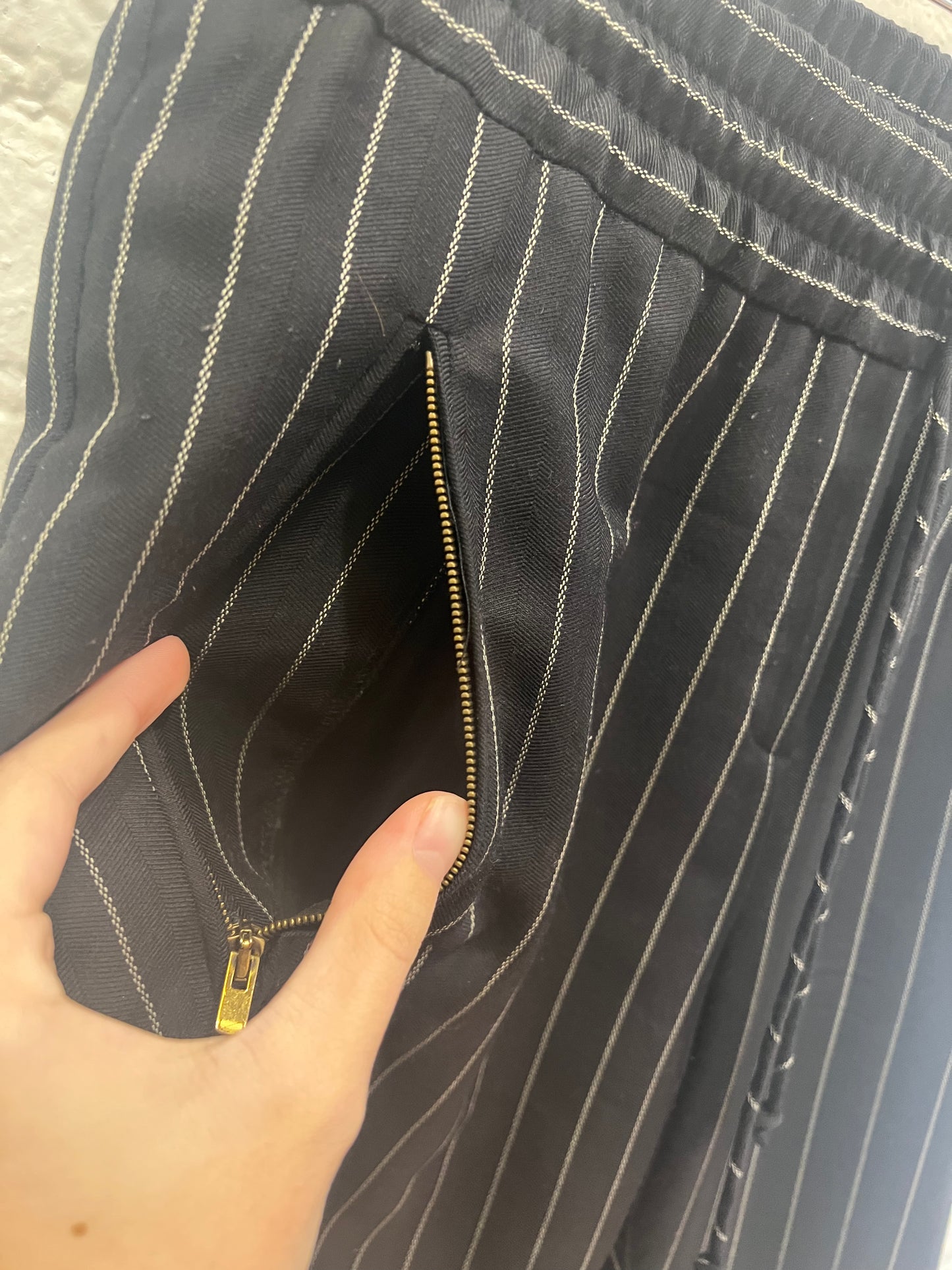 Stella McCartney black striped pants