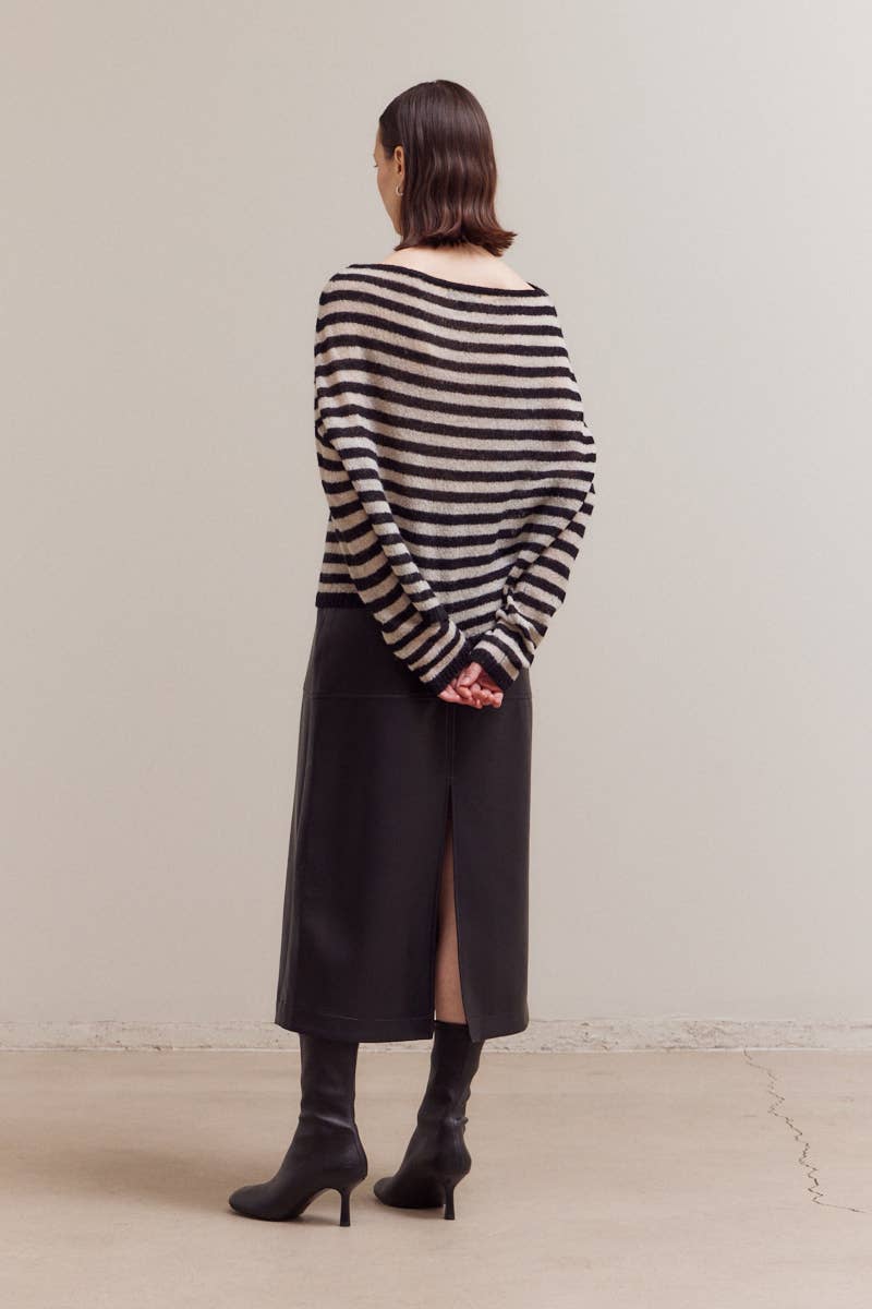 Vegan Leather Pencil Skirt